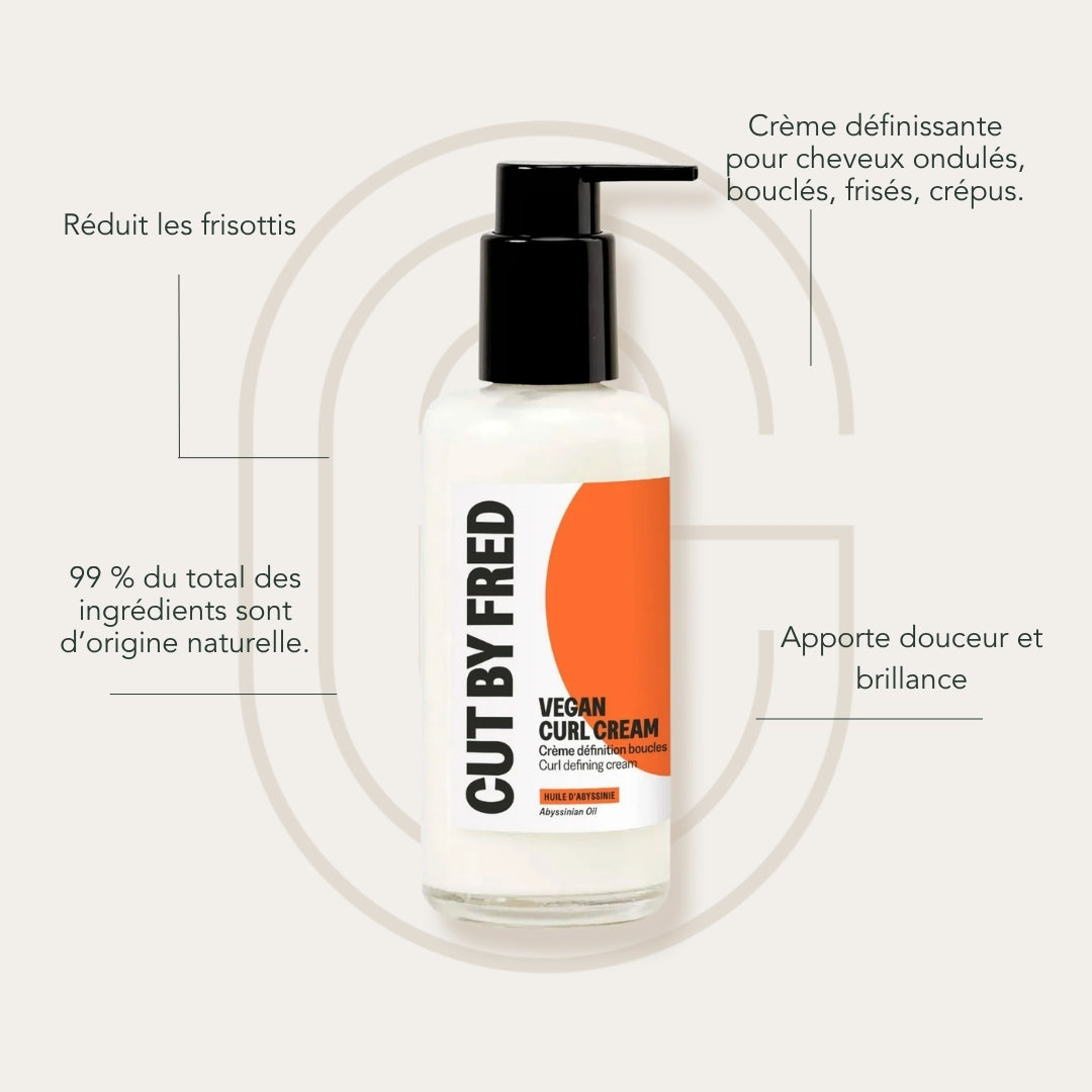 Crème de soin Vegan spéciale cheveux bouclés Curl cream