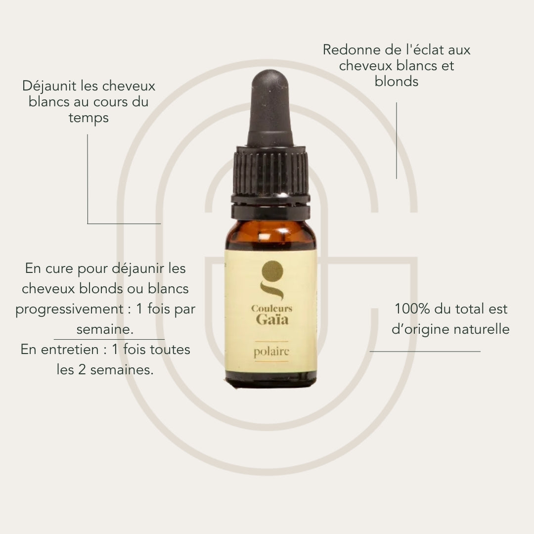 Routine cheveux blancs