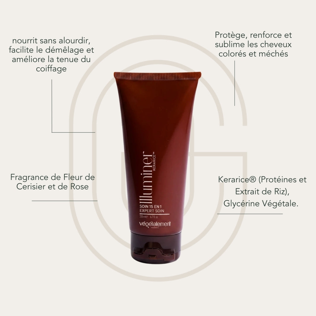 ILLUMINER – Soin 15 en 1 Sans Rinçage
