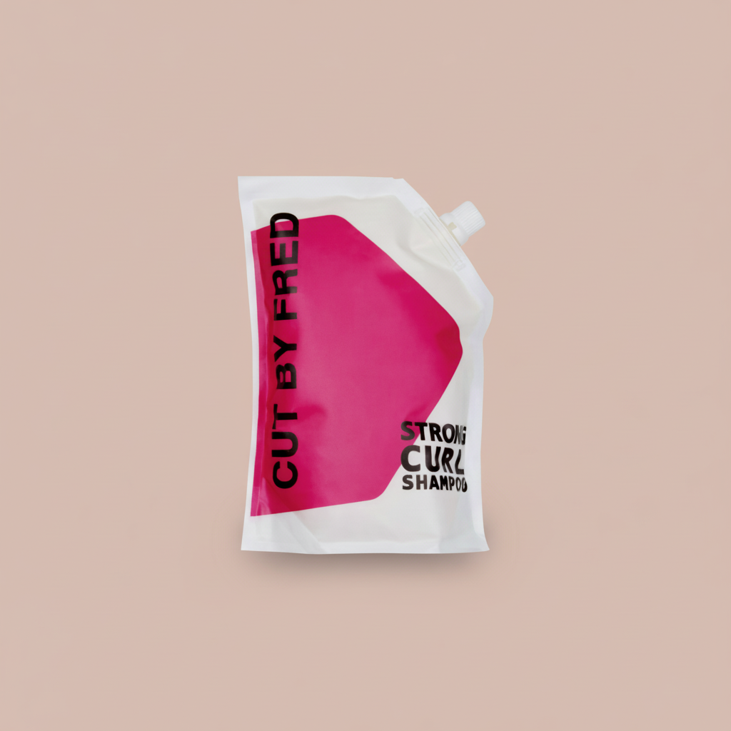 shampoing strong curl de cut by fred pour cheveux trés frisés et crépus